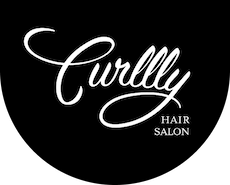 Curly Hair Salon Logo Image